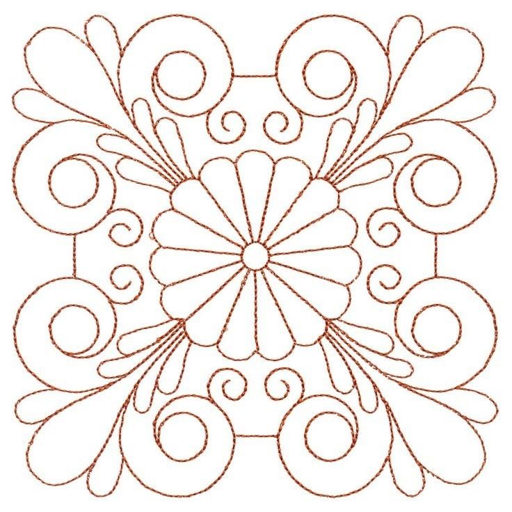 Узоры для джутовой филиграни для шкатулки