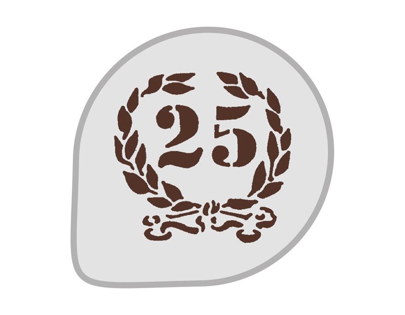 Круглый трафарет для торта