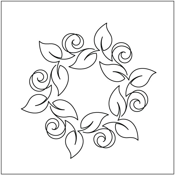 Орнамент трафарет