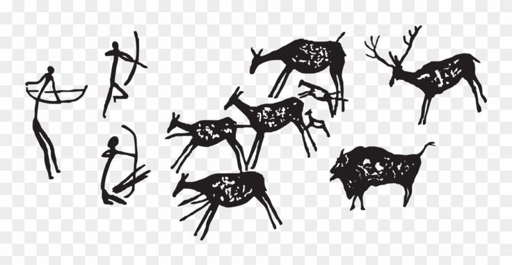 Наскальные рисунки горного Алтая