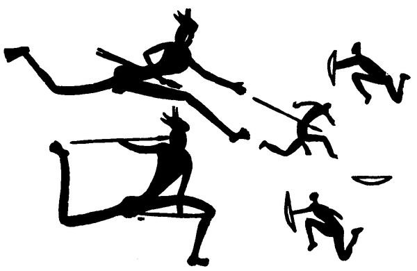 Наскальные рисунки первобытных людей