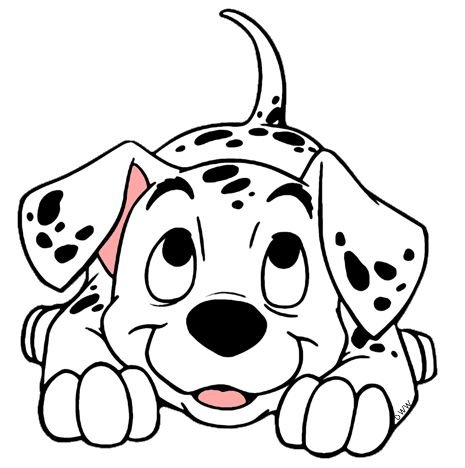 Щенки 101 далматинец рисунок