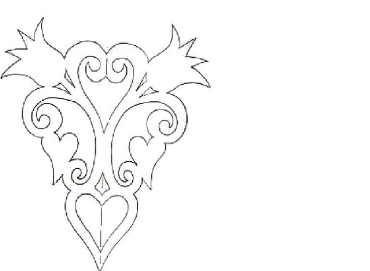 Трафареты узоров для вырезания