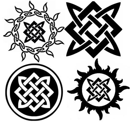 Славянские символы звезда Сварога