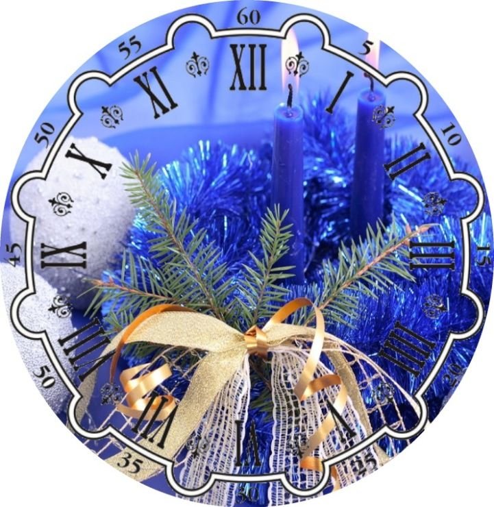 Новогодний циферблат