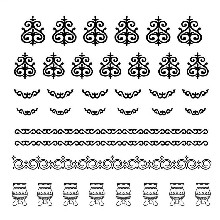 Якутские узоры Мандар Уус