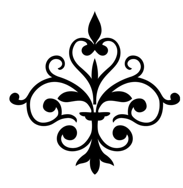 Вензеля орнаменты трафареты