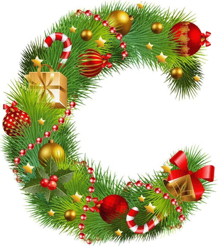 Новогодние буквы