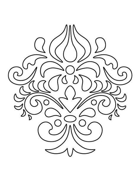 Шаблоны узоров для декора