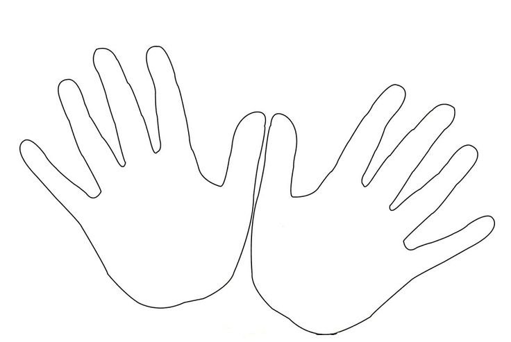 Ладонь контур