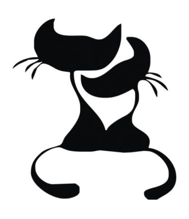 кошка с бабочками