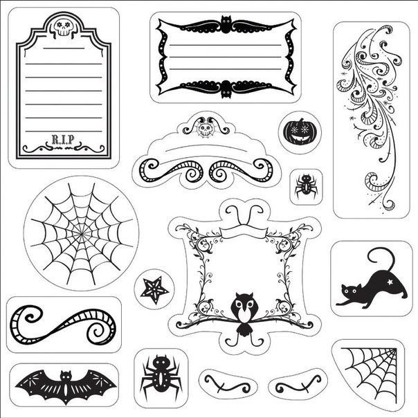 Скрапбукинг декор печать