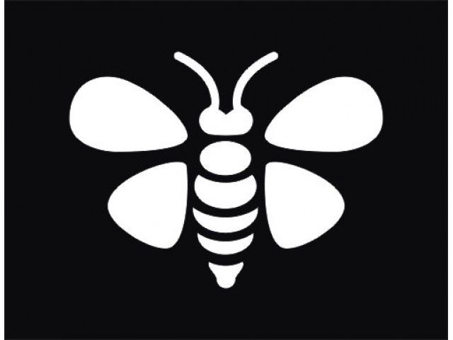 Трафарет пчелы для торта