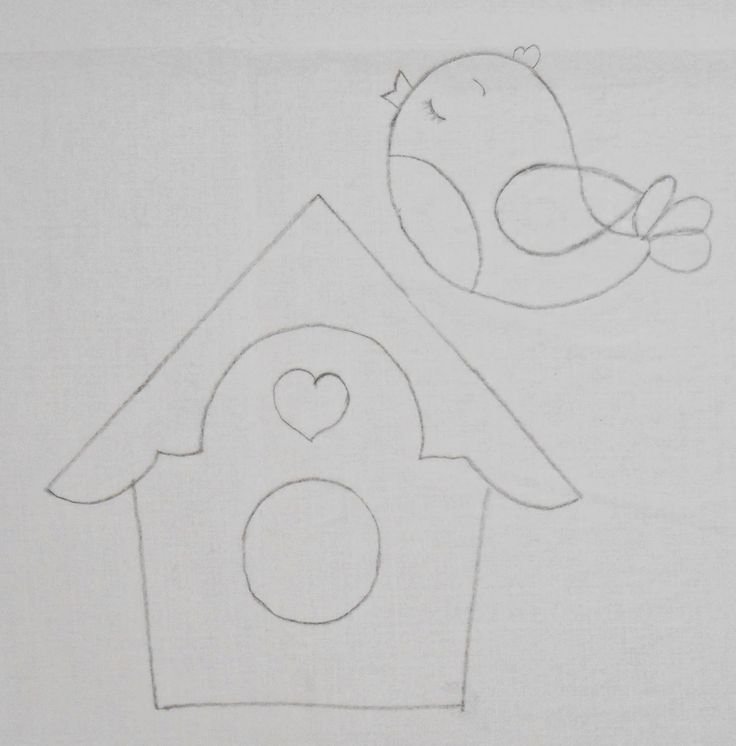 Вырезанные детали для скворечника