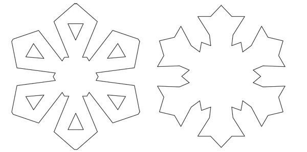 снежинки на ободок