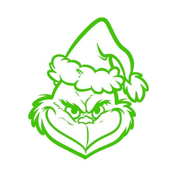 The Grinch трафарет