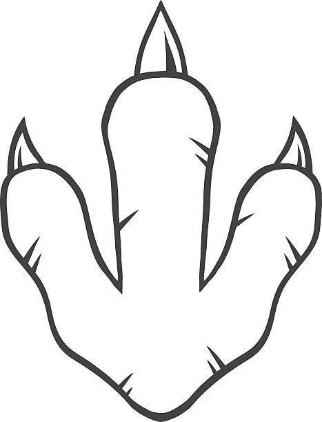 Следы динозавров для детей