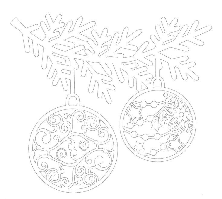 Шары для вырезания на окна