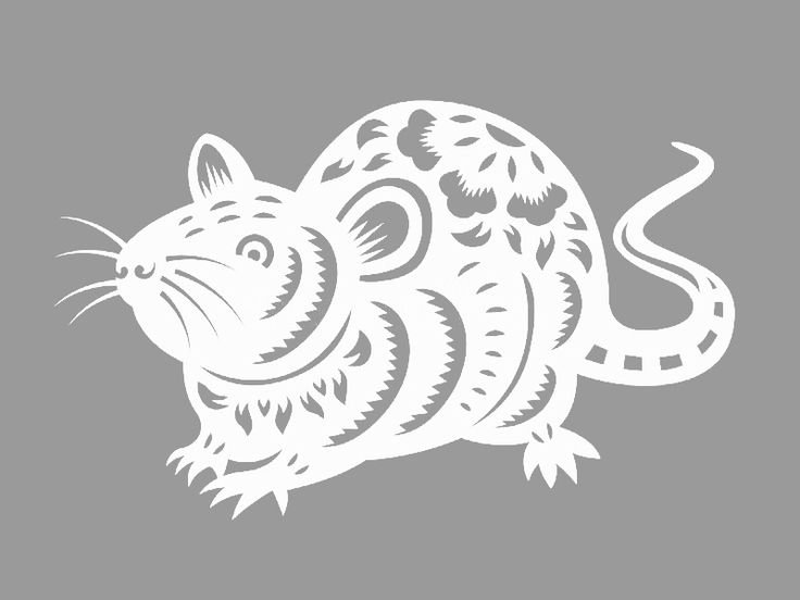 Вытынанки крыса