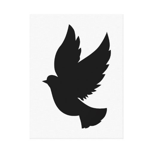 Трафарет птицы