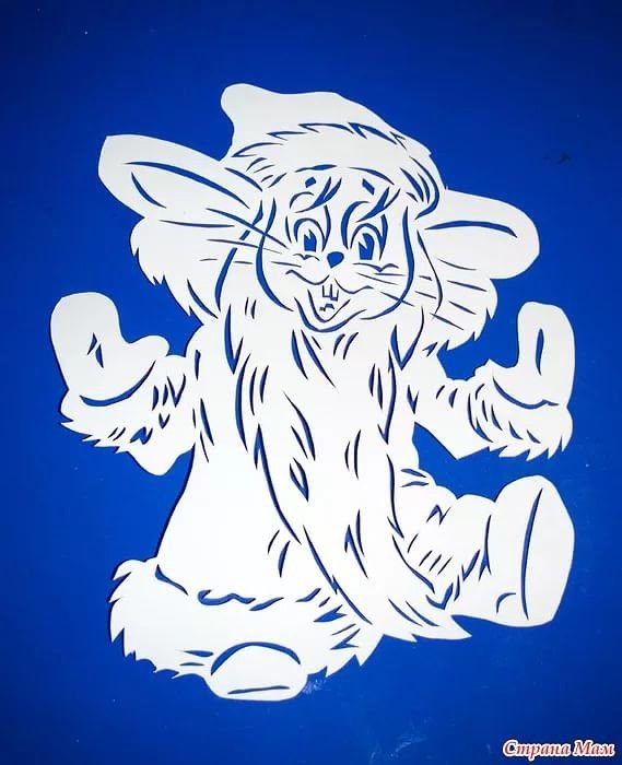 Вытынанки на новый год