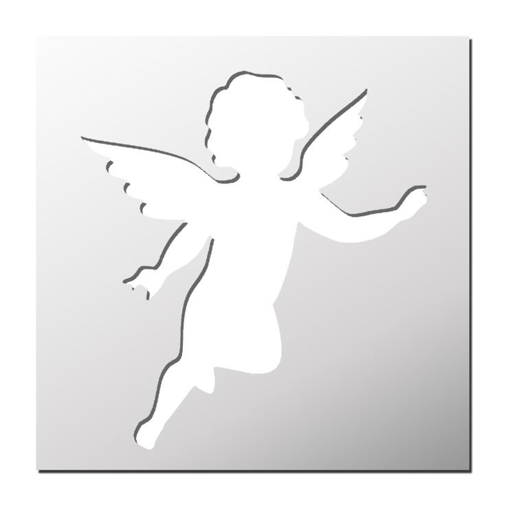 Трафареты ангелов для вырезания