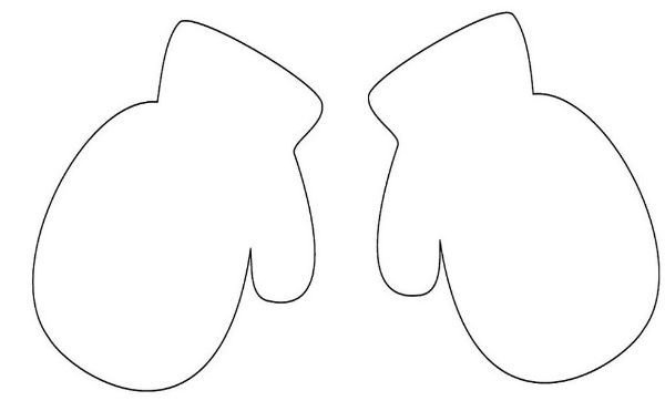 Варежка для вырезания