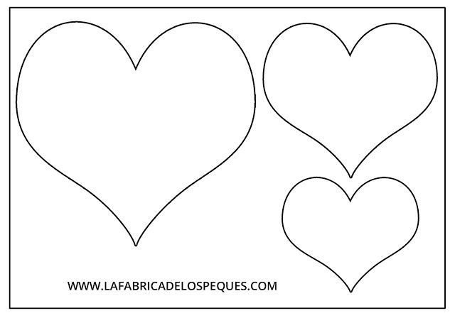 Сердечки разных размеров