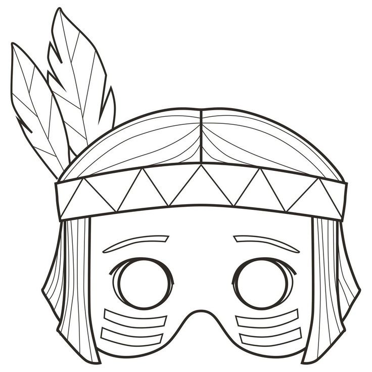 Трафарет - маска