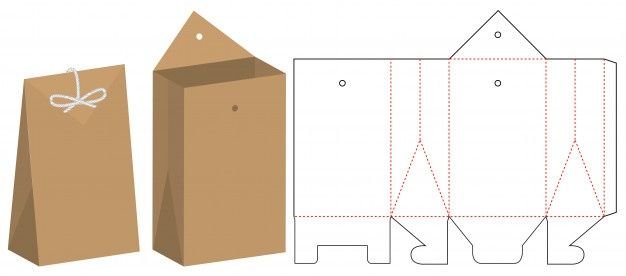 Развертка упаковки чая