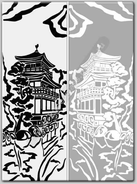 Трафарет в китайском стиле
