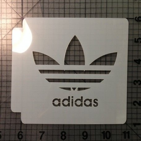 Трафарет адидас