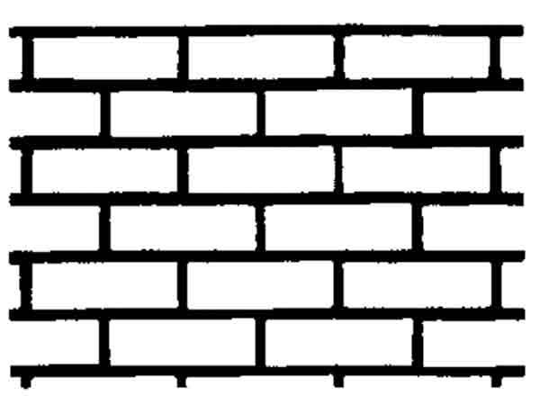 Трафарет для имитации кирпичной кладки