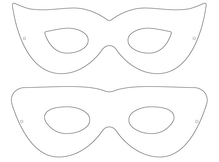 Основа для карнавальной маски