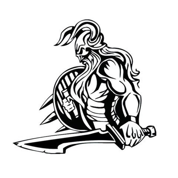 Трафарет Викинг