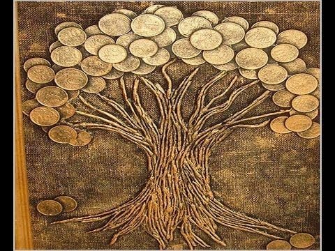 Панно с монетами