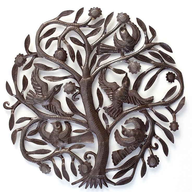 Дерево из металла для декора