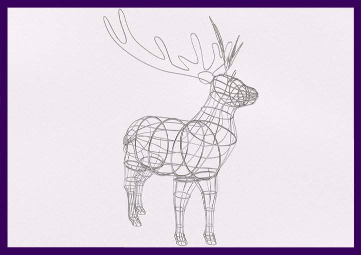 Каркас оленя