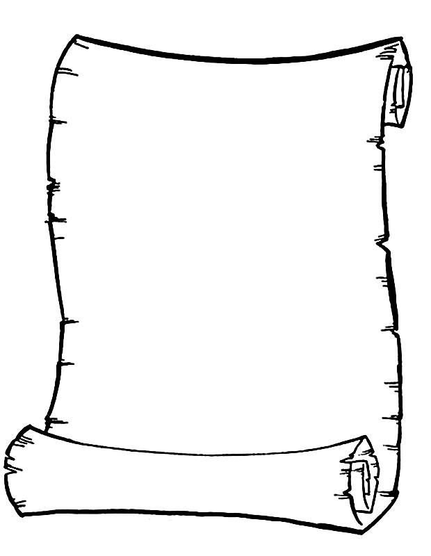 Свиток черно белый