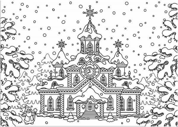 домик деда мороза