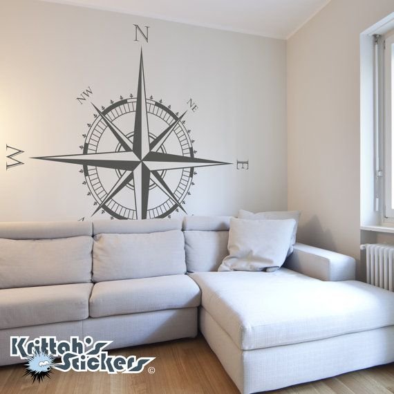 Роза ветров декор