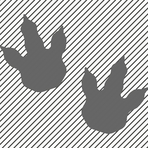 Следы динозавров для детей