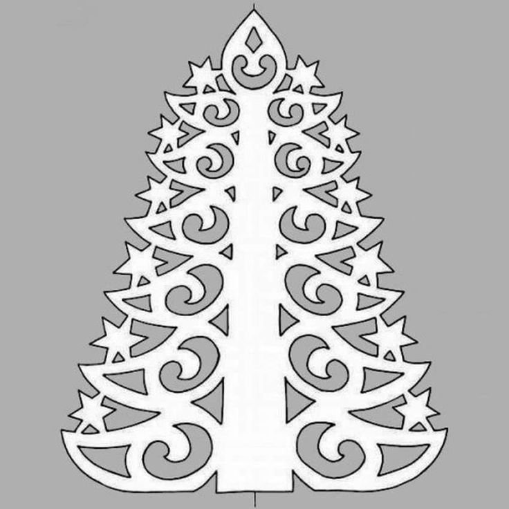 Трафарет "елка"