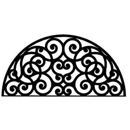 Полукруглый узор
