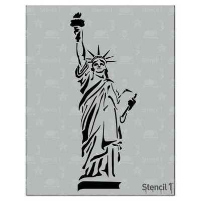 Трафарет статуи