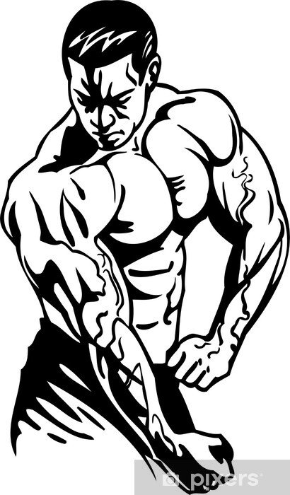 Силуэты бодибилдеров