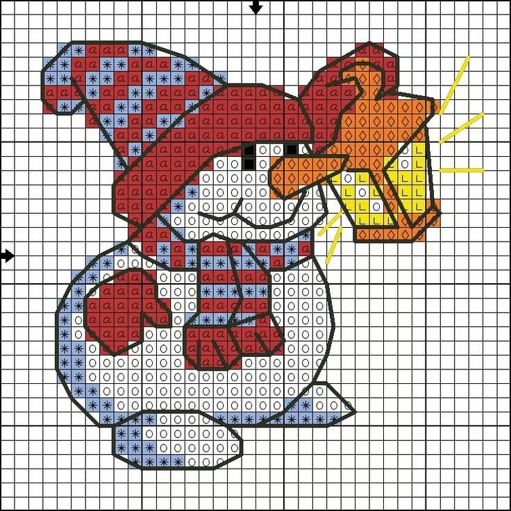 Вышивание крестом новый год