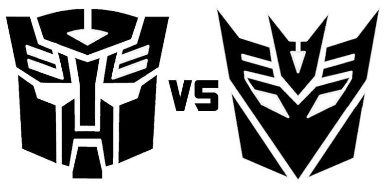 Трафарет логотип трансформеров