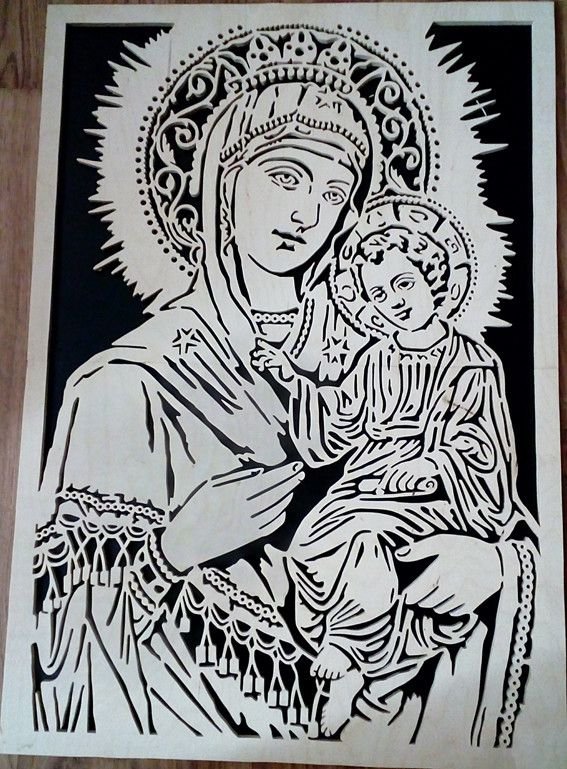 Икона трафарет