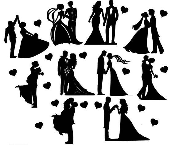 Свадебные силуэты